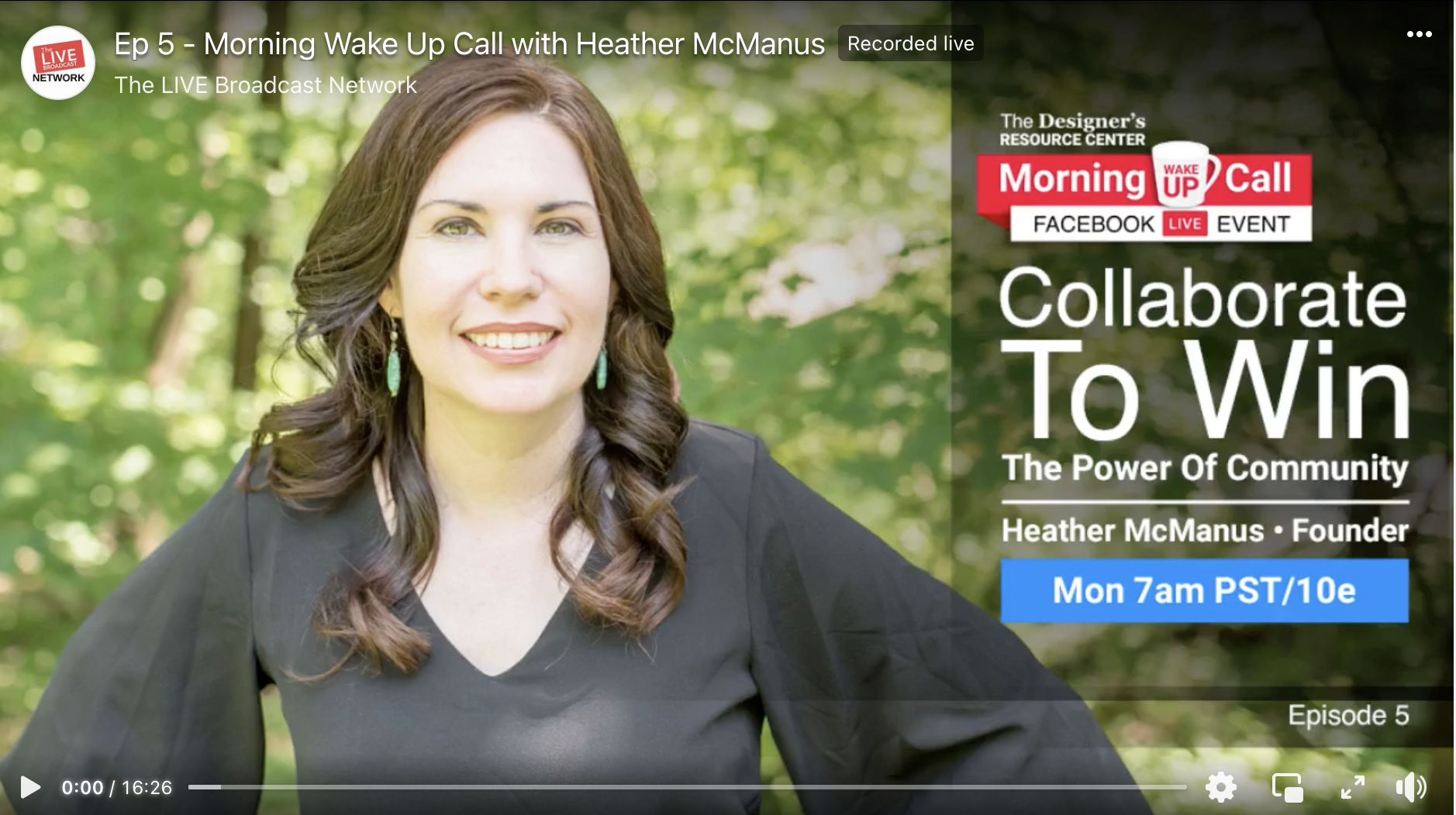 EP 5 – Morning Wake Up Call with Heather McManus