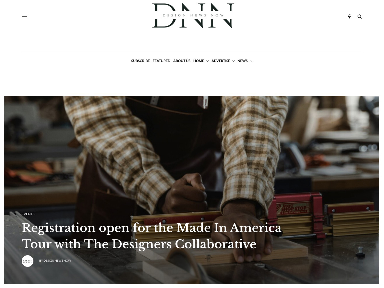 Design News Now 2026 Trip Made In America Furniture Tour