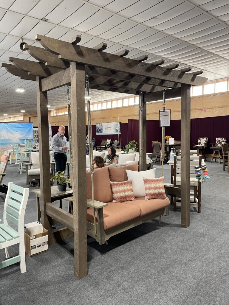 The Designers Collaborative at the PA Furniture Builders Trade Show, swing