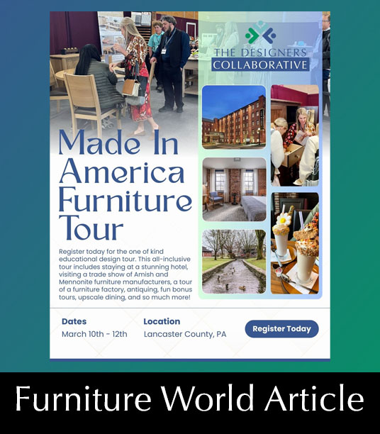 Furniture World Article On Made In America Furniture Trip 1
